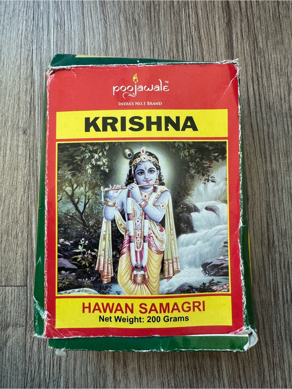 Poojawale Krishna Hawan Samagri Herbal Incense Mixture 200g Made in India